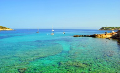 Cala Xarraca, Ibiza, Islas Baleares, Spain (Europe)