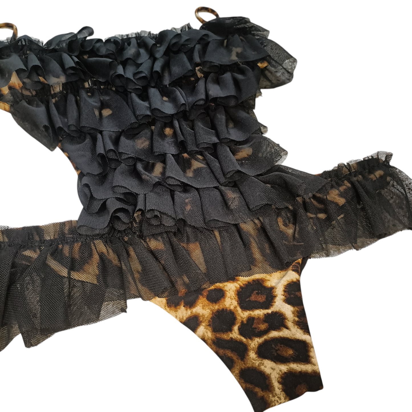 Trikini Black Leo