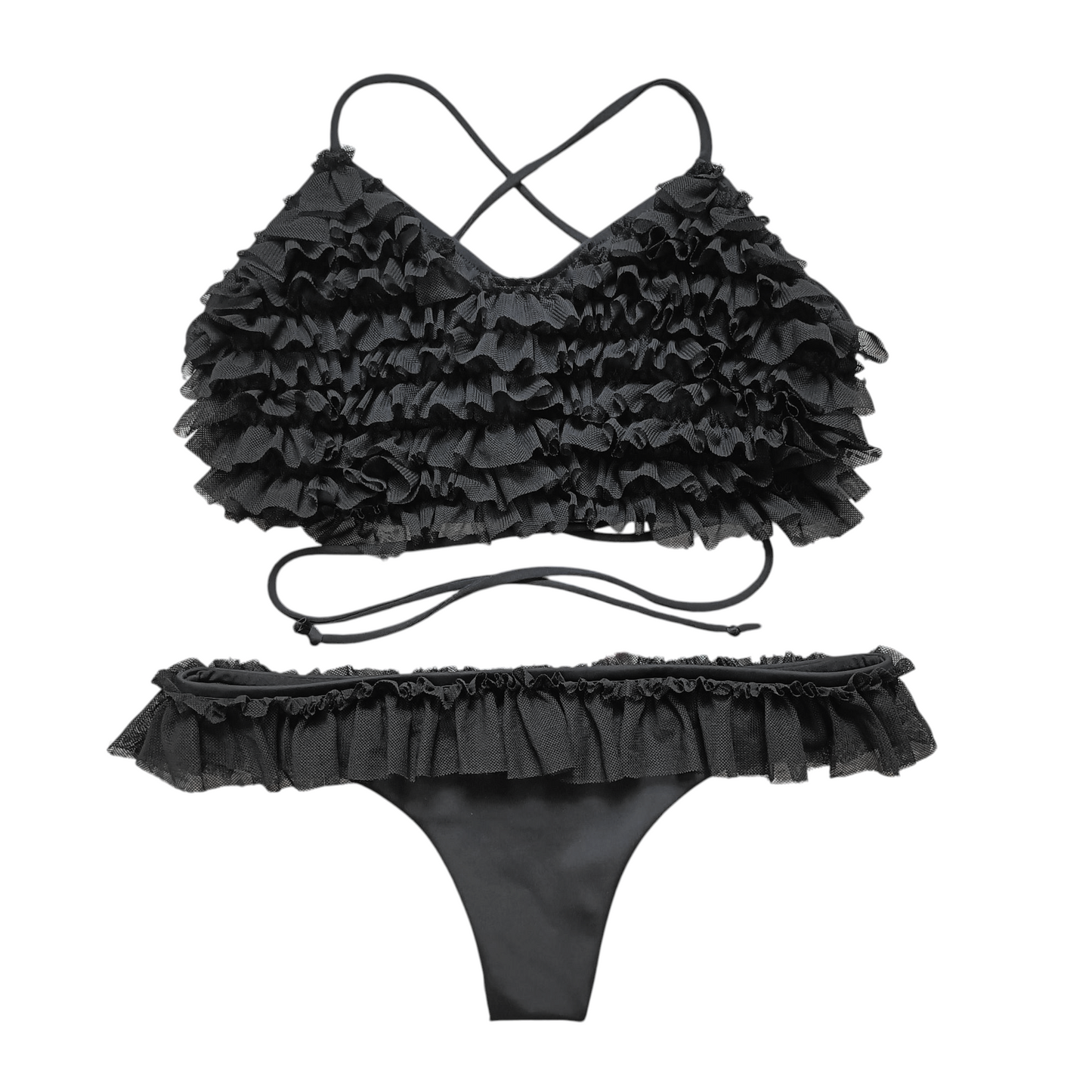 Iconic Black Top Cruzado