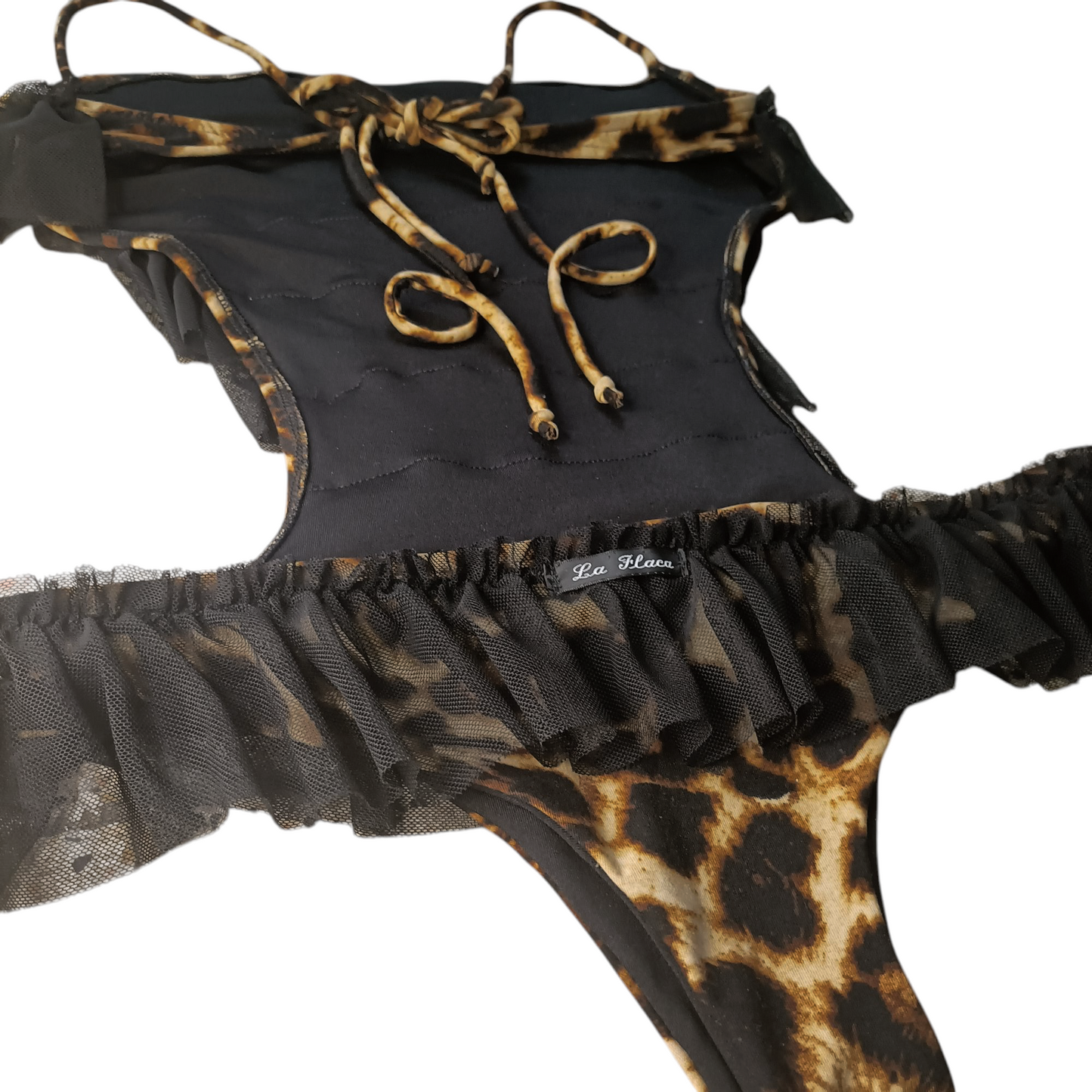 Trikini Black Leo