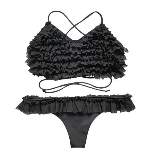 Iconic Black Top Cruzado