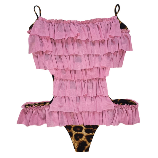 Trikini Pink Leo